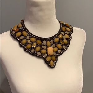 Stunning Hand-beaded Necklace with Quartz Beads